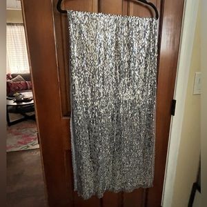 Silver Sequin Wrap
